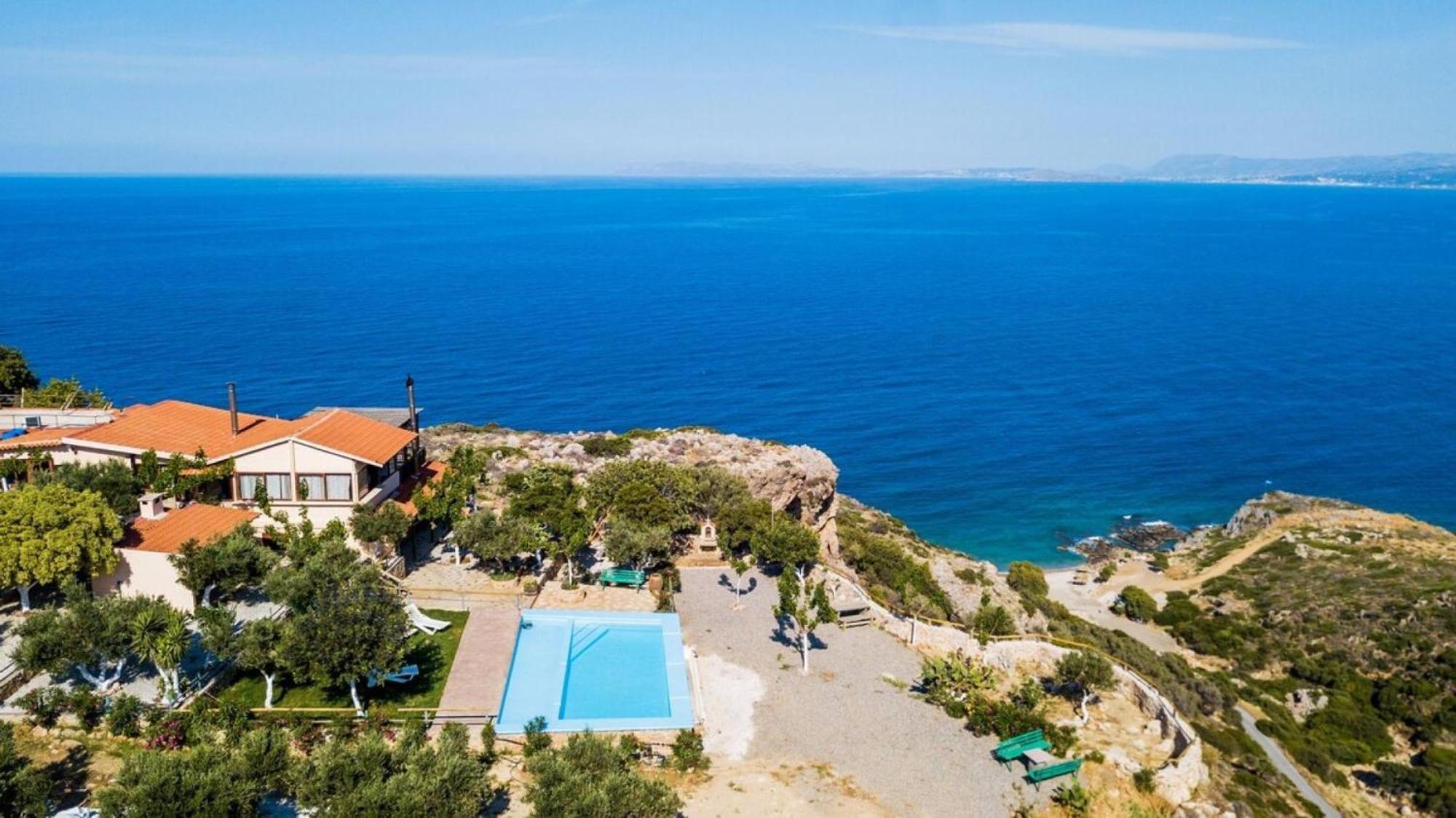 Villa Akrolithos With Private Pool La Canea Esterno foto